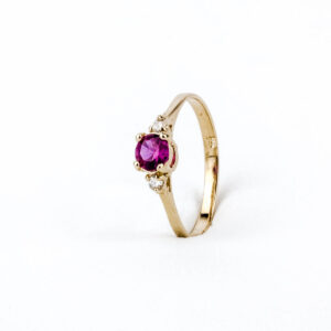Anillo tricillo oro 18k