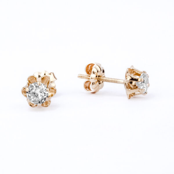 Aros Chatón Italiano oro 18k Talla 3
