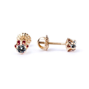 Aros Chatón Italiano oro 18k Talla 2