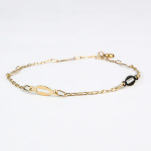 Pulsera oval oro 18k