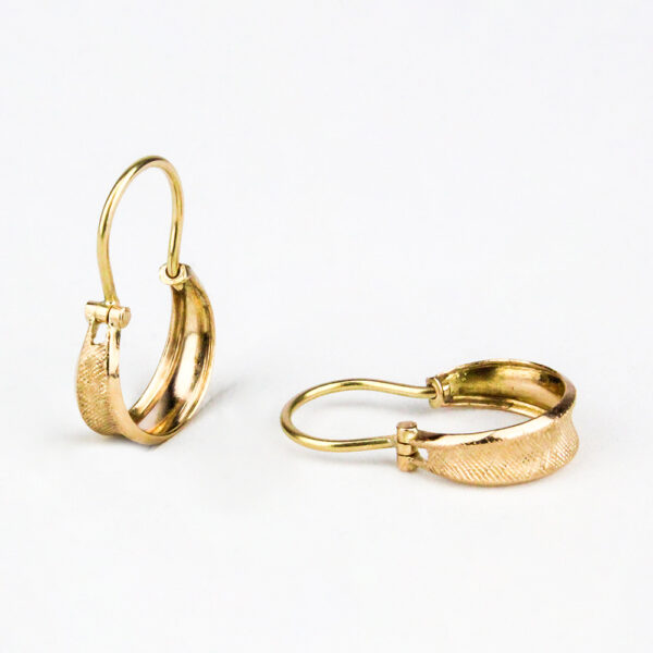 Aros Thompson oro 18k talla 2